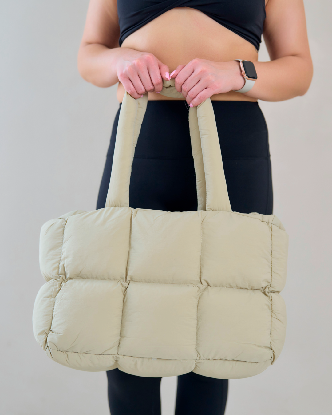 Cloud Taupe Tote Bag