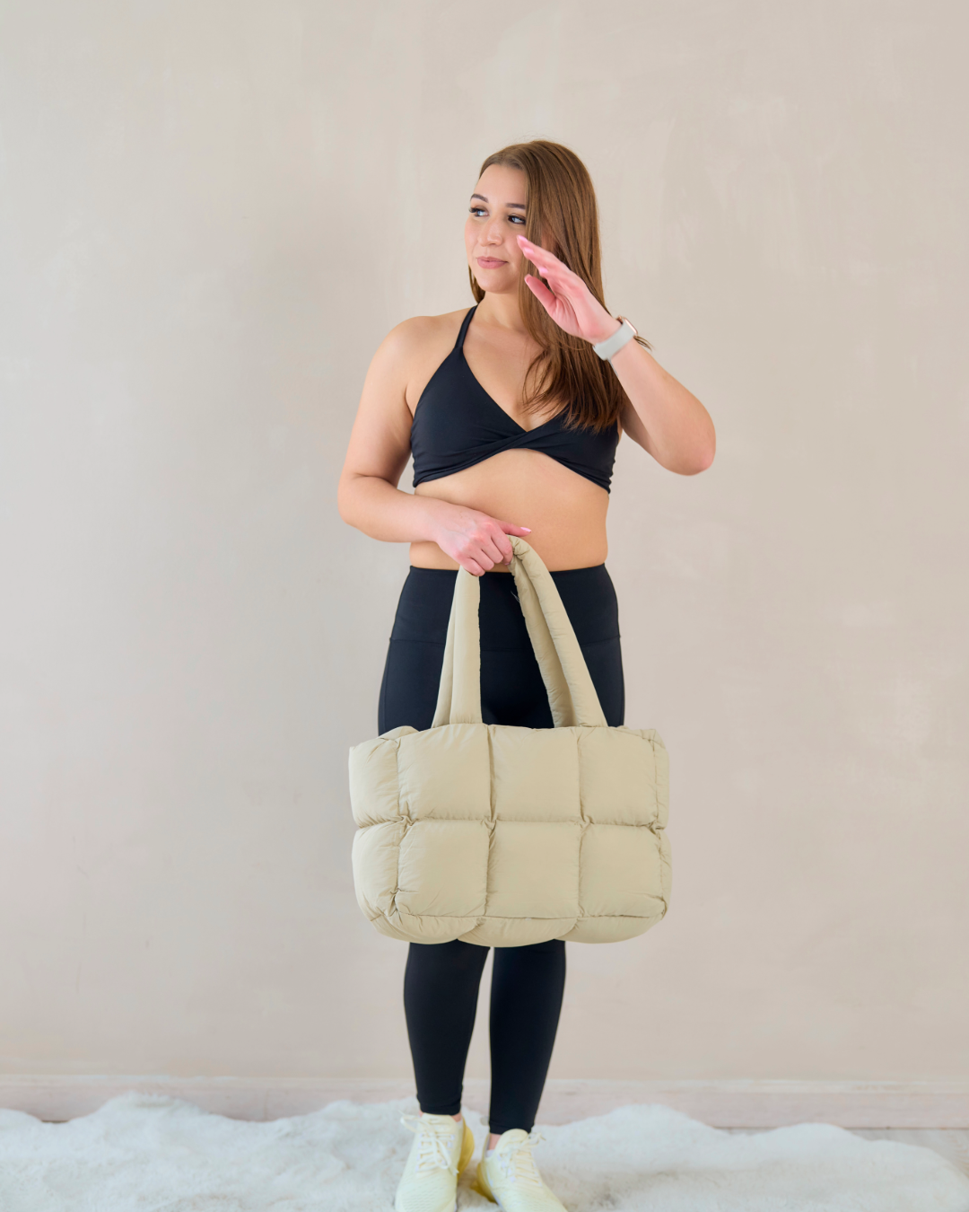 Cloud Taupe Tote Bag