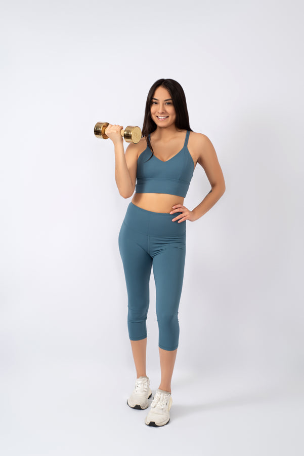 Stella Teal Sports Bra